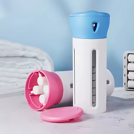 Dispensador portable 4 en 1